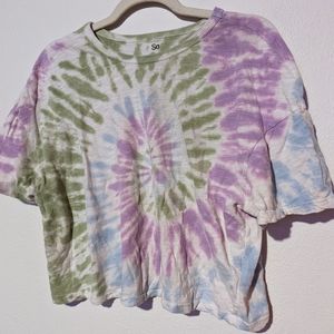 Tie-dye crop top